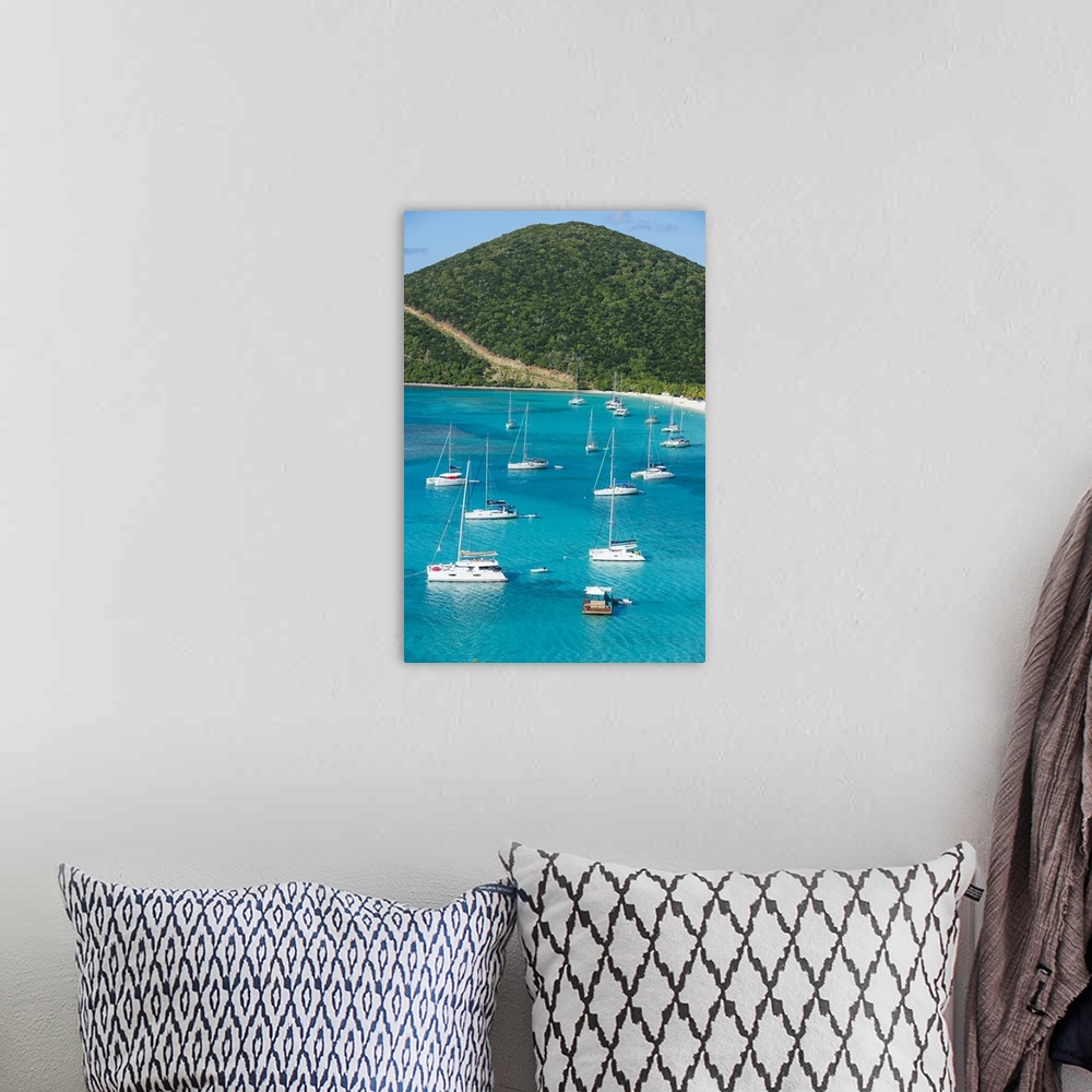 A bohemian room featuring View over White Bay, Jost Van Dyke, British Virgin Islands, West Indies, Caribbean