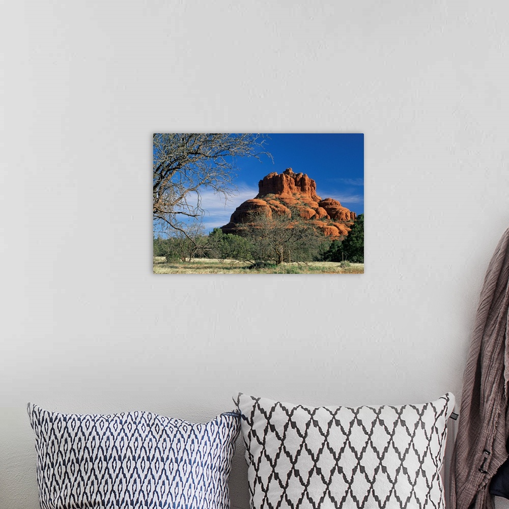 A bohemian room featuring View to Bell Rock, considered a vortex by New Age metaphysicists, Sedona, Arizona