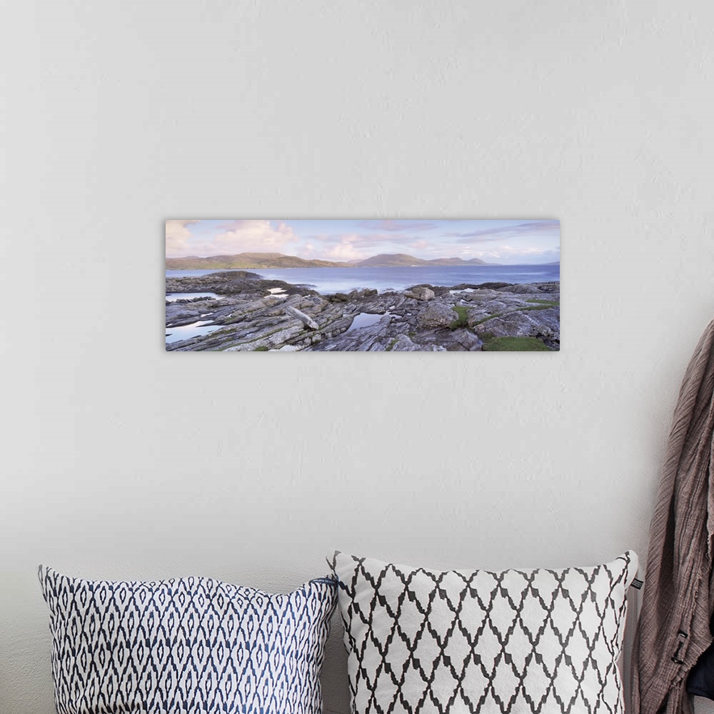 A bohemian room featuring View towards Isle of Harris from Taransay, Outer Hebrides, Scotland