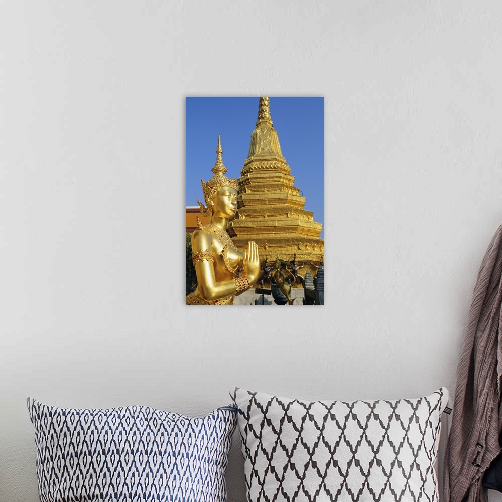 A bohemian room featuring Wat Phra Kaeo, Grand Palace, Bangkok, Thailand