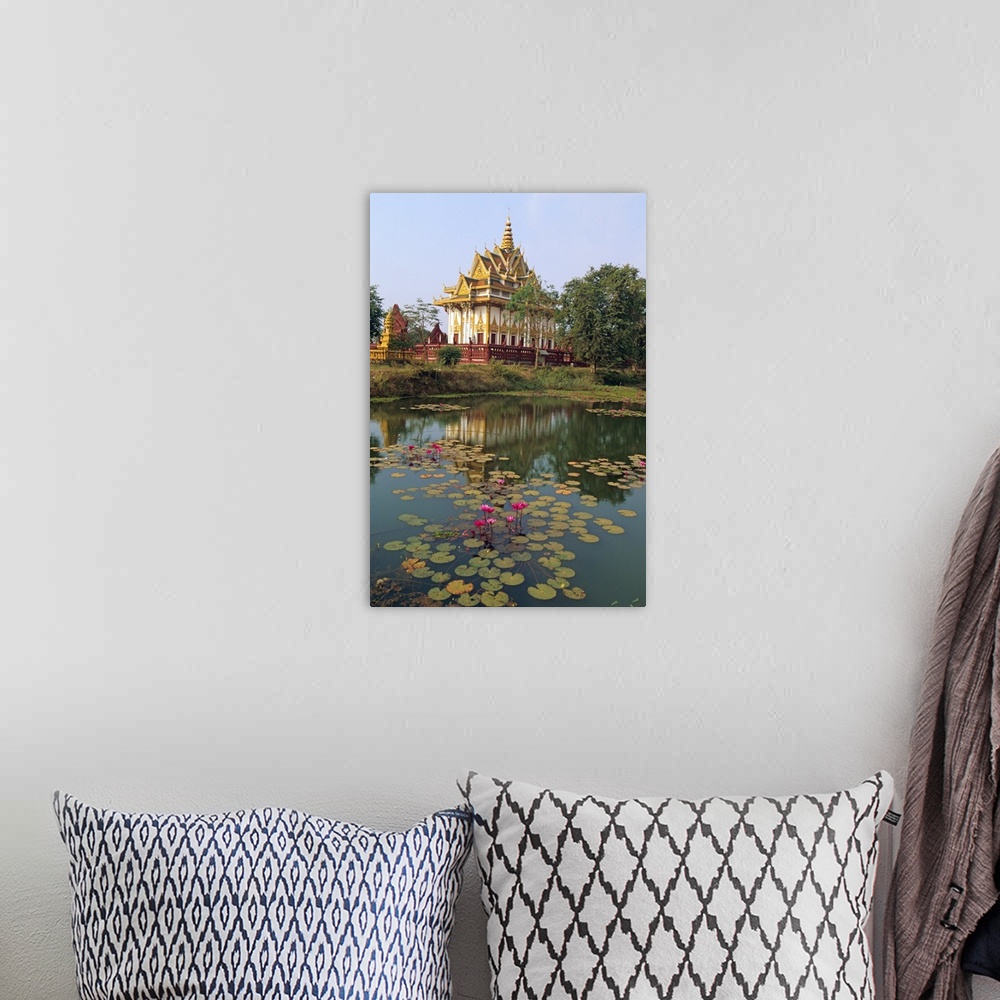 A bohemian room featuring Wat Rakar, Rakar village, Battambang, Cambodia, Indochina