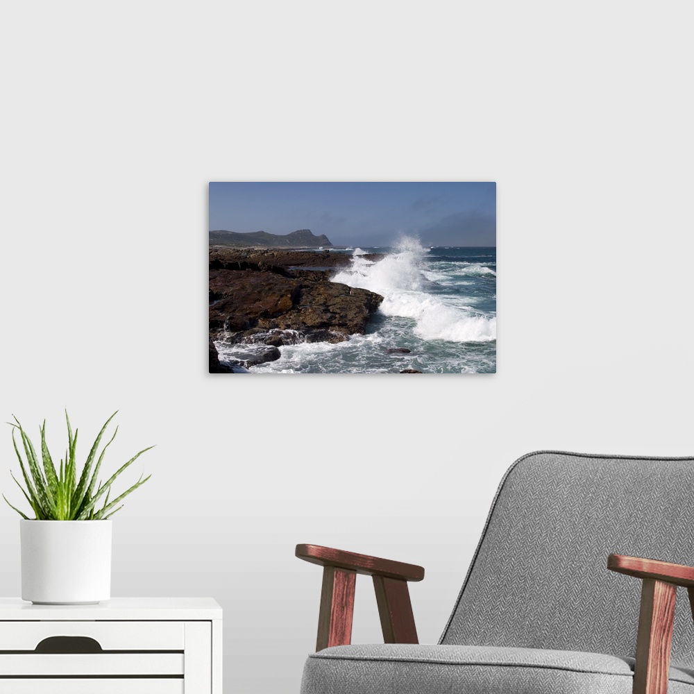 A modern room featuring Waves at the Cape of the good hope, Cape of the good hope, Capetown, South Africa