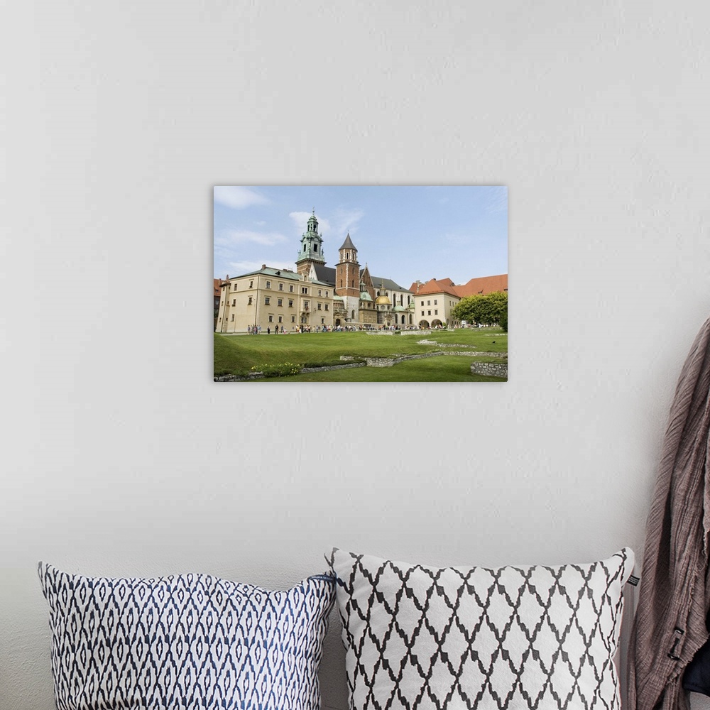 A bohemian room featuring Wawel Cathedral, Royal Castle area, Krakow, Poland