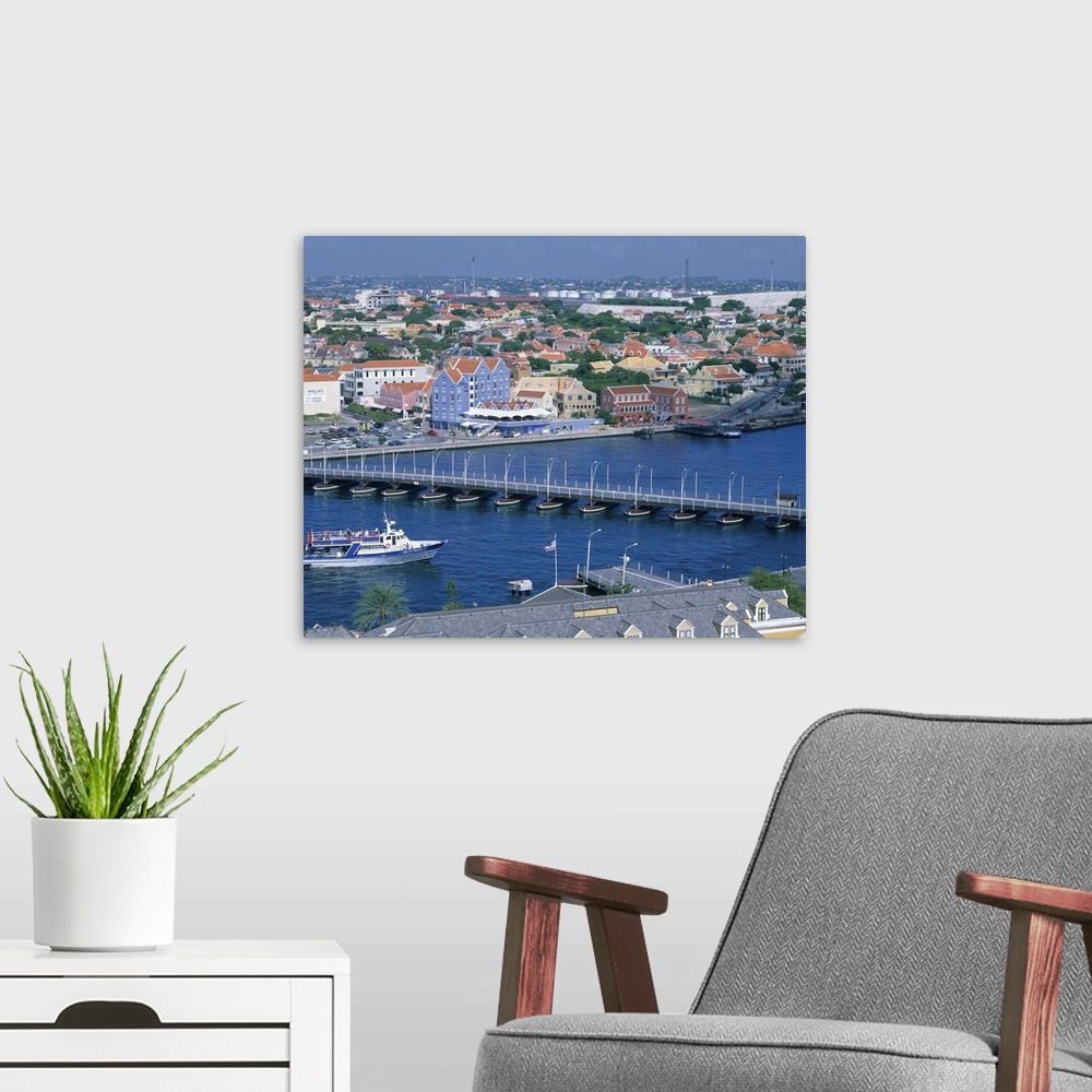 A modern room featuring Willemstad, Curacao, Netherlands Antilles, West Indies, Caribbean