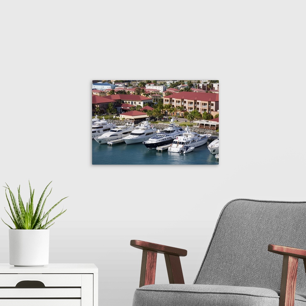 A modern room featuring Yacht Haven Grande Marina, Charlotte Amalie, U.S. Virgin Islands