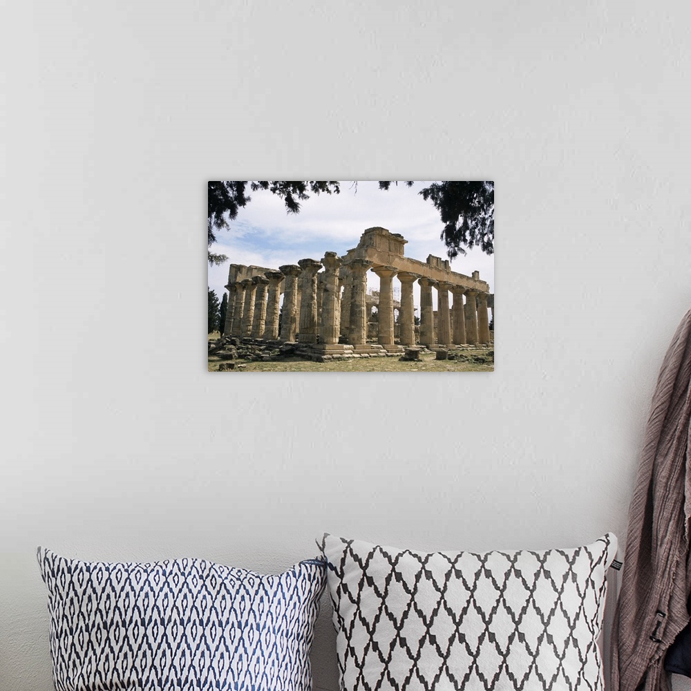 A bohemian room featuring Zeus temple, Cyrene, Cyrenaica, Libya, North Africa, Africa