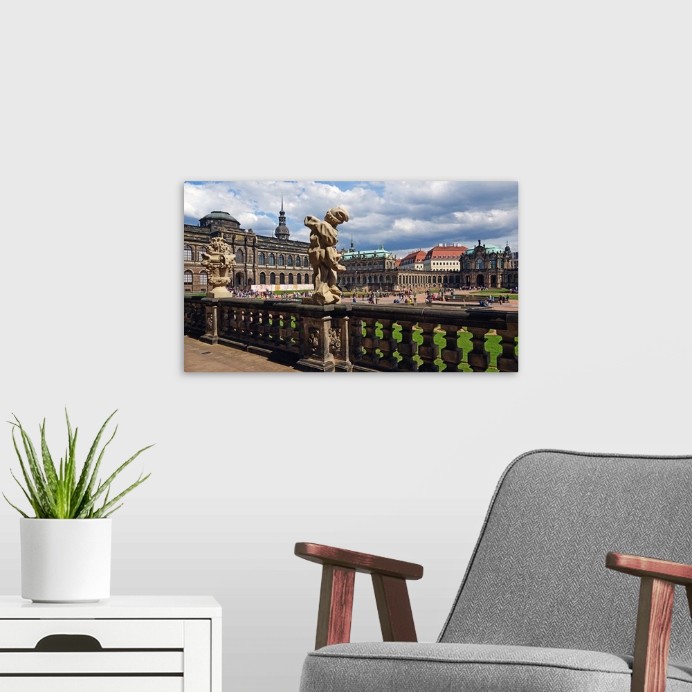 A modern room featuring Zwinger Palace, Dresden, Saxony, Germany