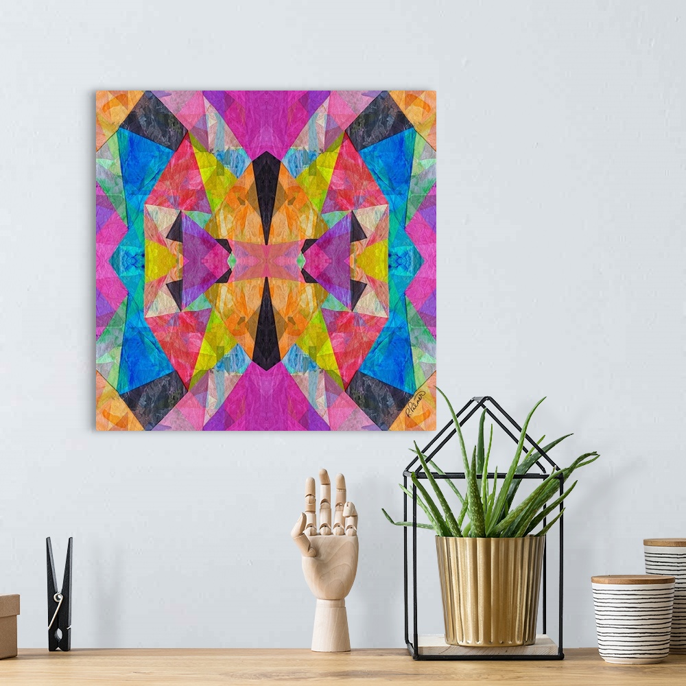 A bohemian room featuring Colored Paper Three