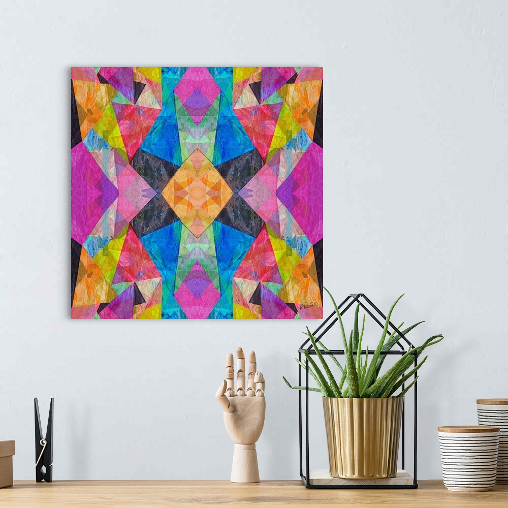 A bohemian room featuring Colored Paper Two