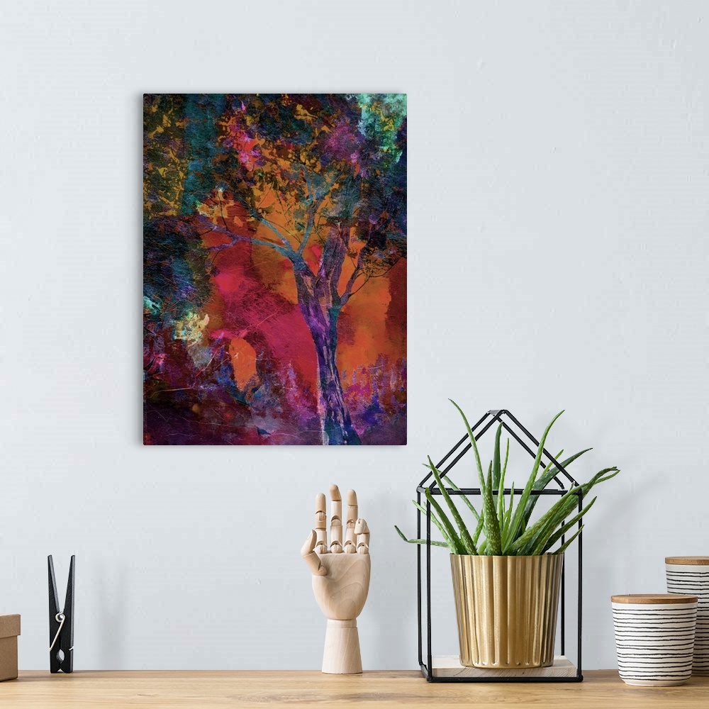 A bohemian room featuring Crackle Tree