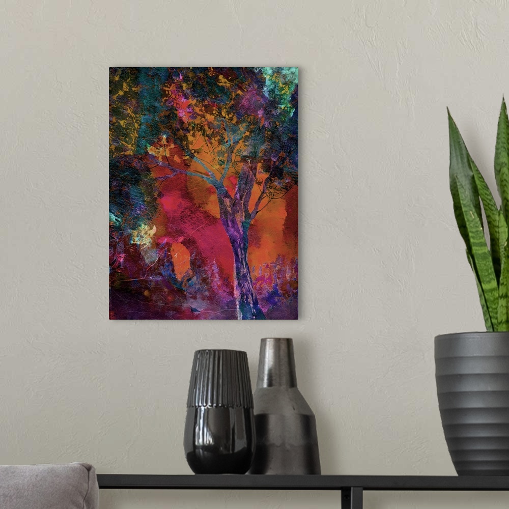 A modern room featuring Crackle Tree