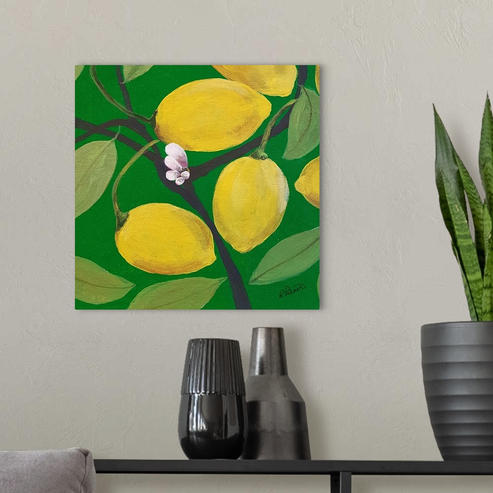 A modern room featuring Lemons Three
