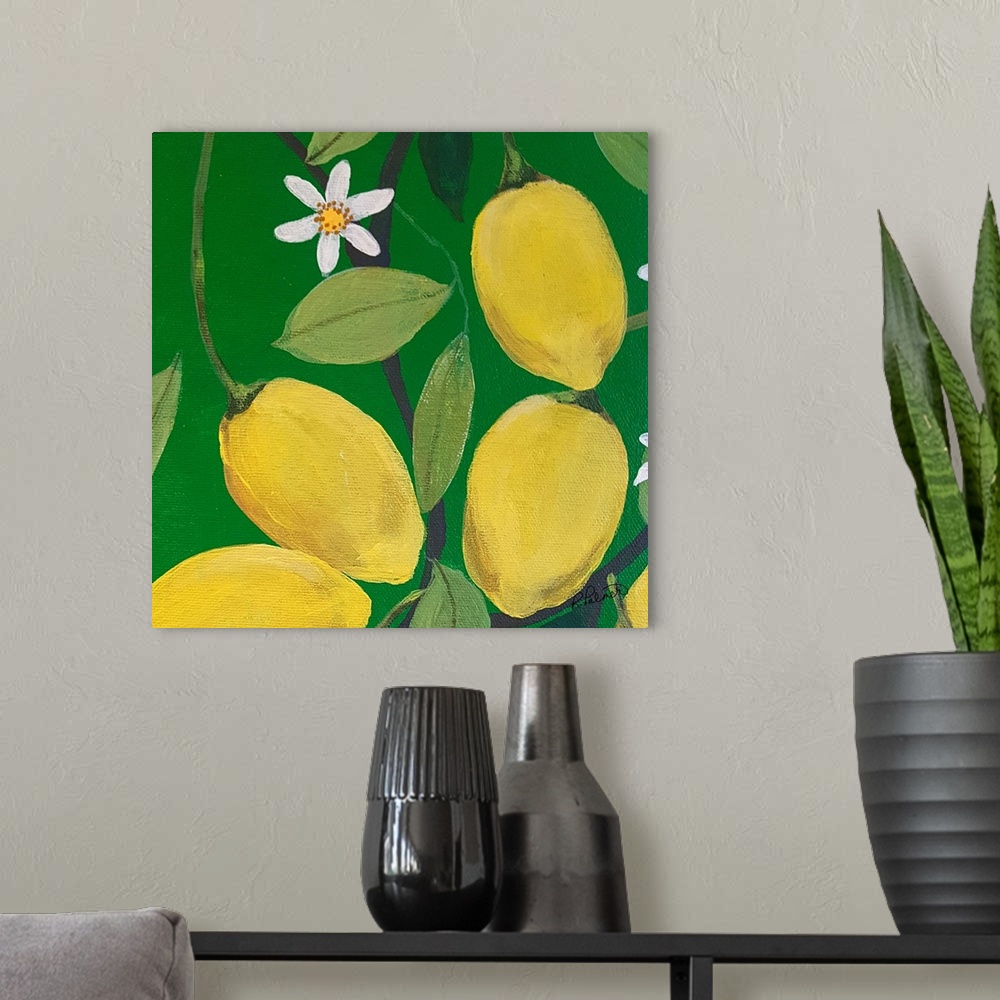 A modern room featuring Lemons Two
