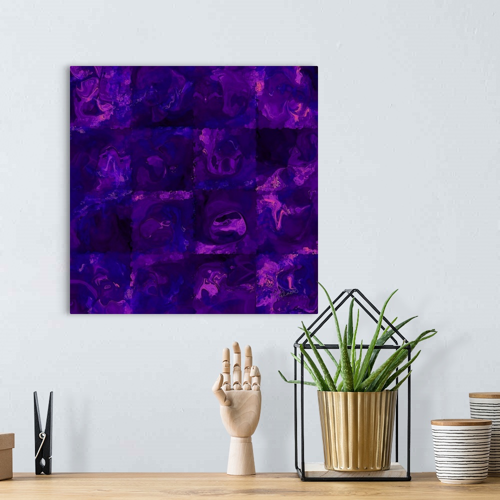 A bohemian room featuring Liquid Purple