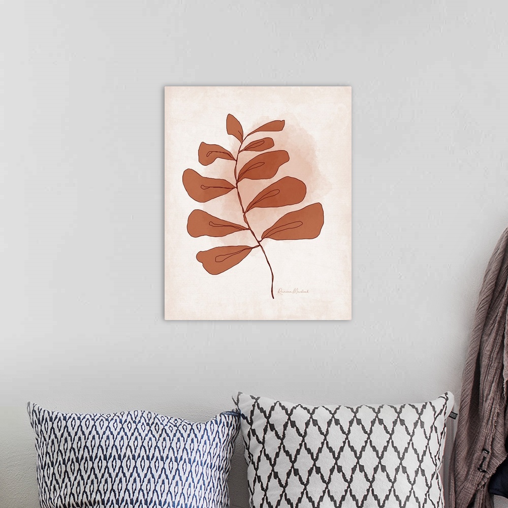 A bohemian room featuring Abstract Twig I
