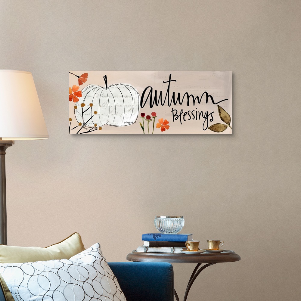 A traditional room featuring Autumn Blessings