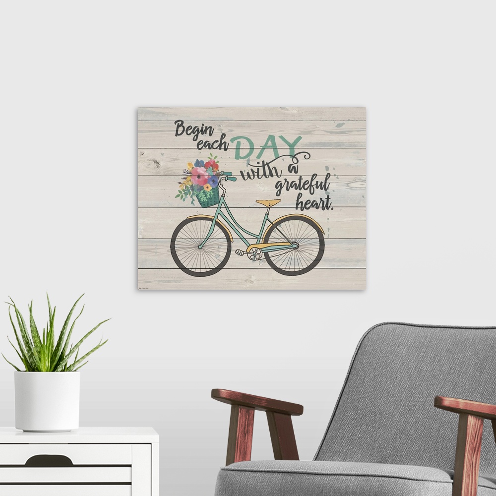 A modern room featuring Contemporary whimsical sentiment artwork using handlettering.