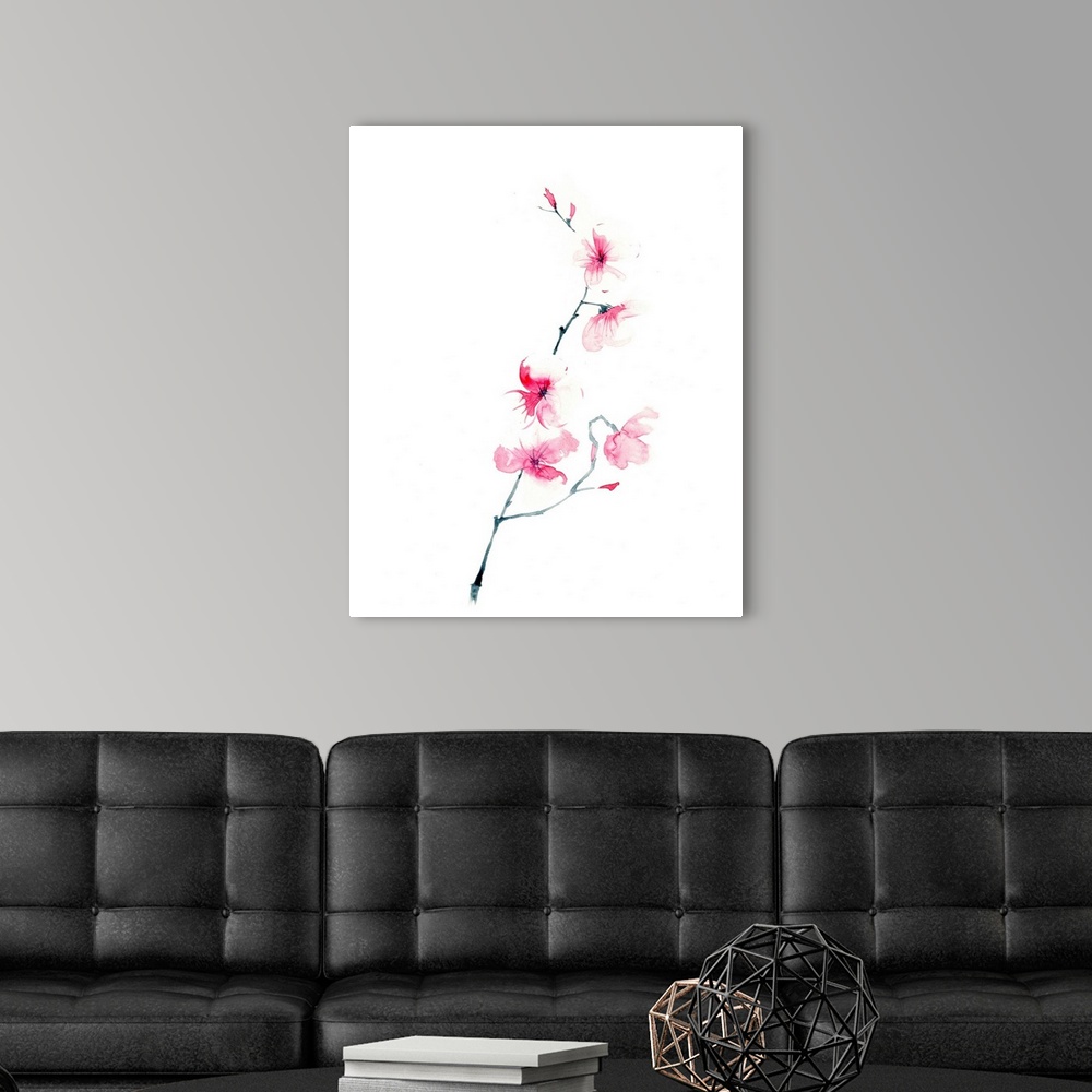 A modern room featuring Cherry Blossom