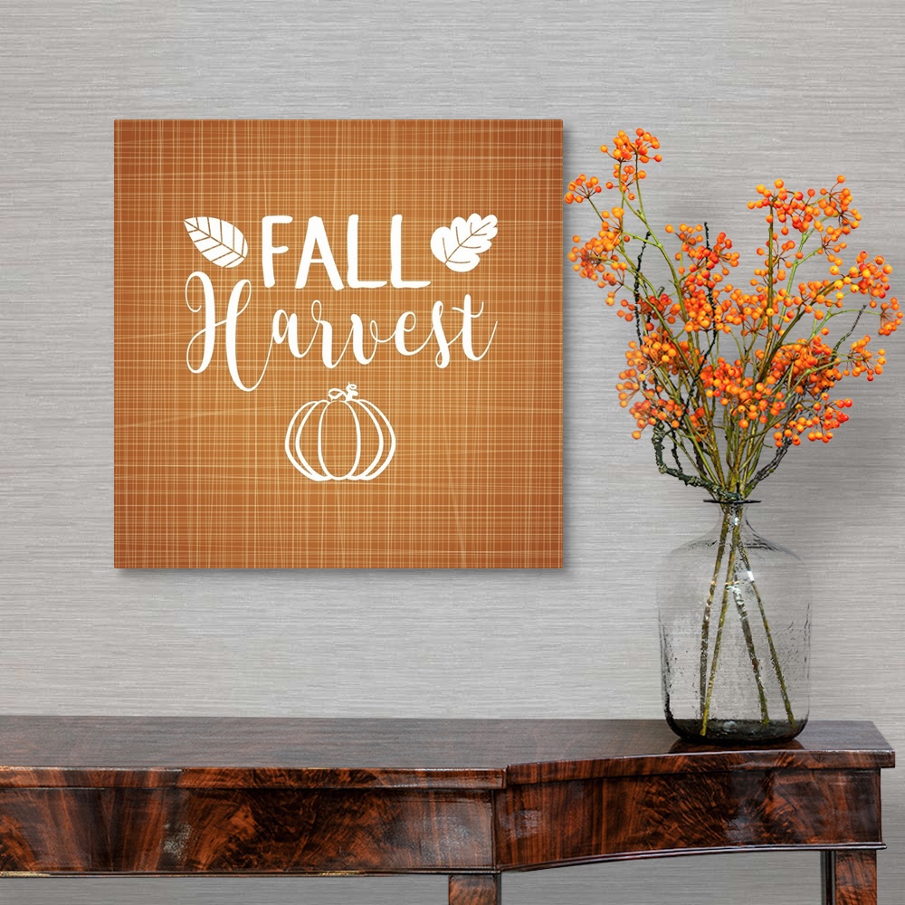 A traditional room featuring Fall Harvest