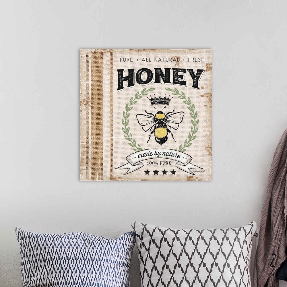 A bohemian room featuring Honey