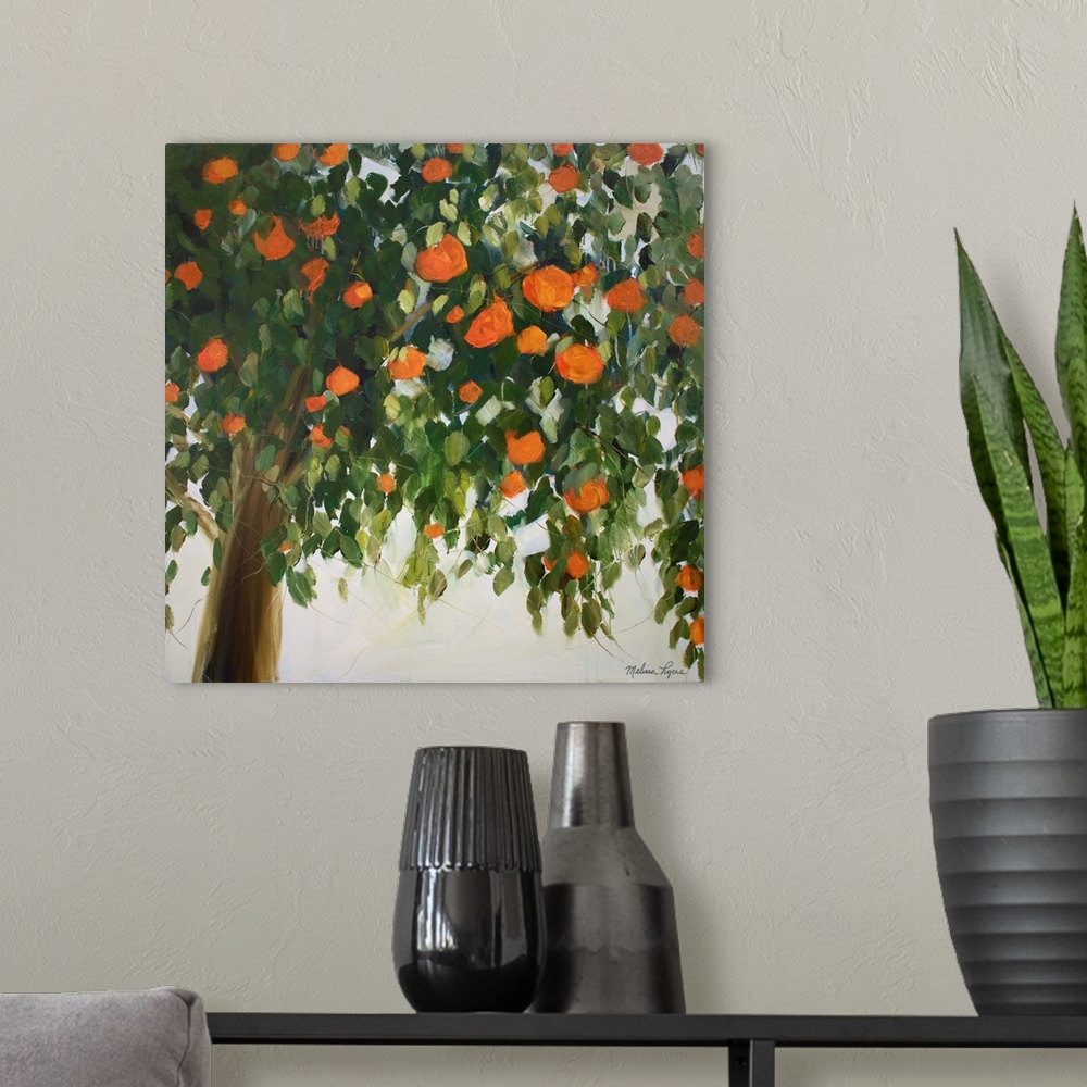 A modern room featuring Orange Tree