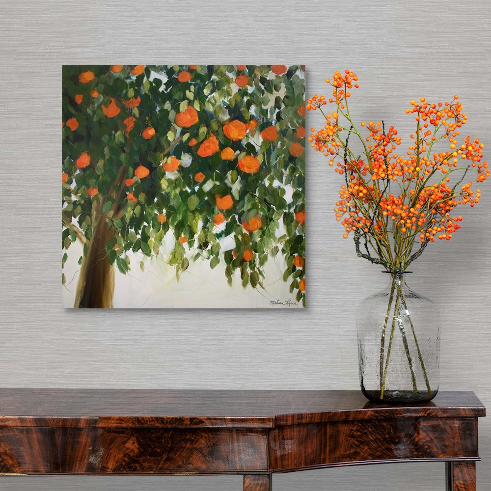 A traditional room featuring Orange Tree