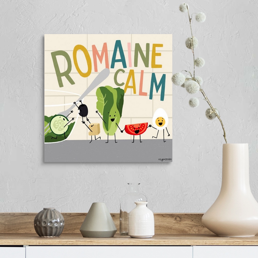 A farmhouse room featuring Romaine Calm
