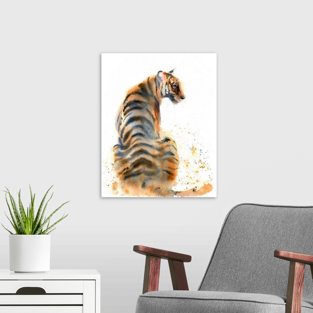 A modern room featuring Tiger Tail