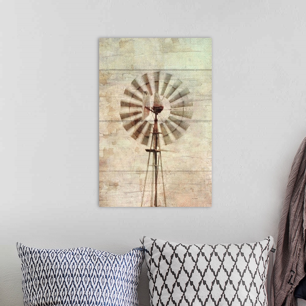 A bohemian room featuring Windmill Abstract