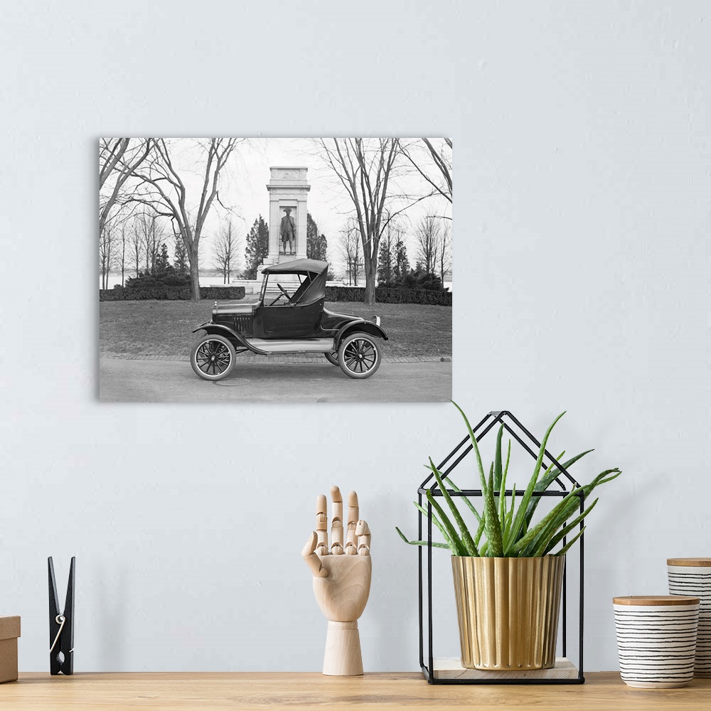 A bohemian room featuring Ford Model T car. The Model T, also known as a Tin Lizzie or Flivver, was designed by Henry Ford ...
