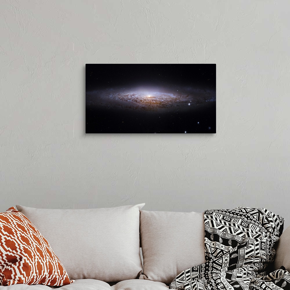 A bohemian room featuring Spiral galaxy NGC 2683, optical image. NGC 2683 is a spiral galaxy the lies between 16-25 million...