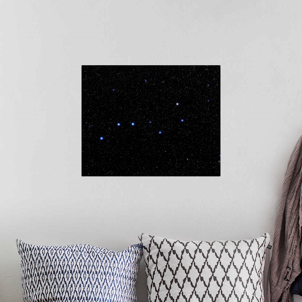A bohemian room featuring The Plough. This asterism (group of stars) is part of the much larger constellation Ursa Major, m...
