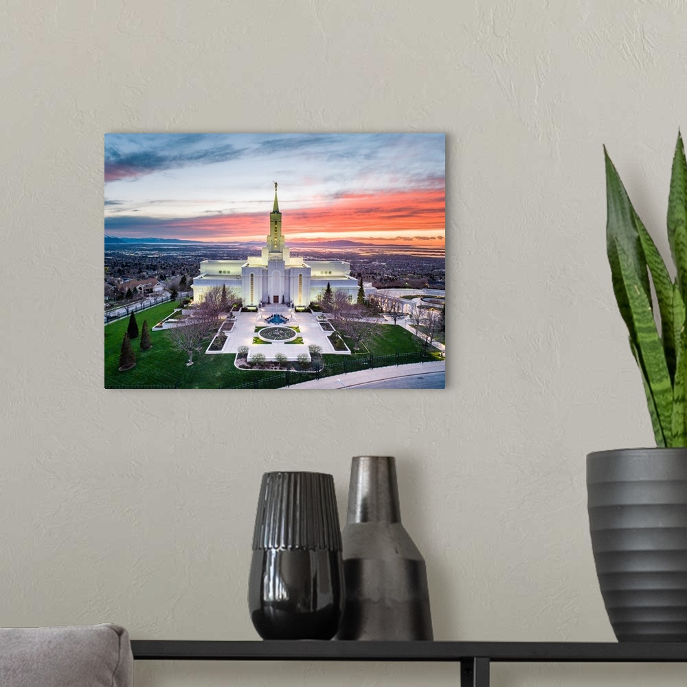 A modern room featuring The Bountiful Utah Temple is one of the most astonishing temples in the United States. It's consi...