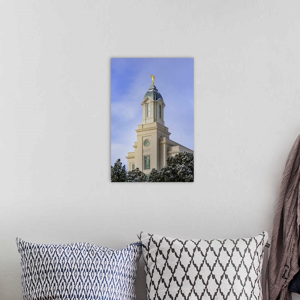 A bohemian room featuring The Cedar City Utah Temple will be the seventeenth temple built in Utah. When completed in Decemb...