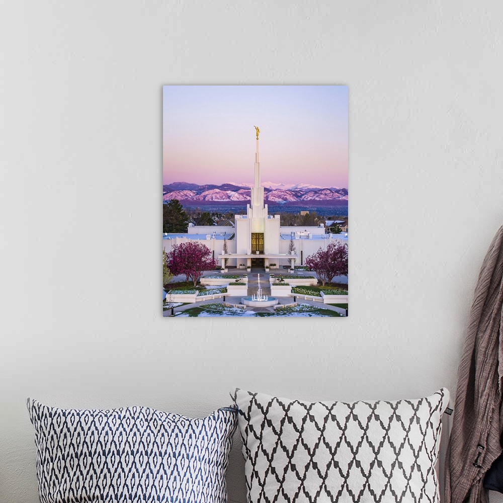 A bohemian room featuring The Denver Colorado Temple is located in Centennial, Colorado. It encompasses nearly 30,000 squar...