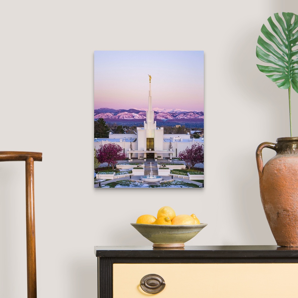 A traditional room featuring The Denver Colorado Temple is located in Centennial, Colorado. It encompasses nearly 30,000 squar...