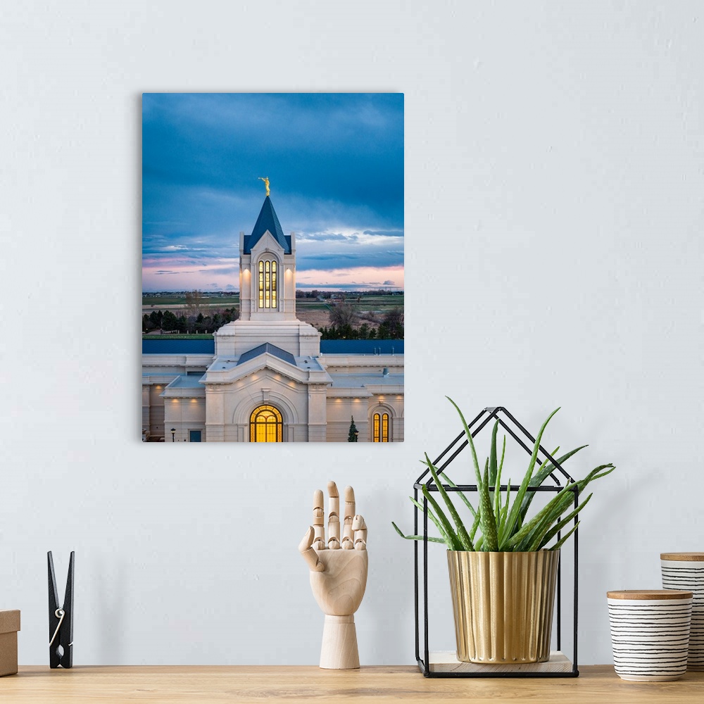 A bohemian room featuring The Fort Collins Colorado Temple sits on nearly 16 acres of land and encompasses 42,000 square fe...