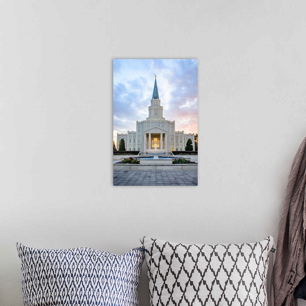 A bohemian room featuring The Houston Dallas Temple is the 97th operating temple and  encompasses nearly 34,000 square feet...