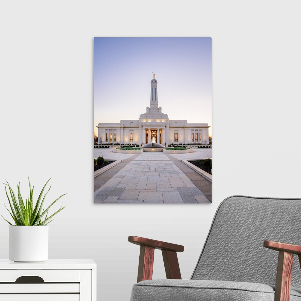 A modern room featuring The Indianapolis Indiana Temple is located in Carmel, Indiana and is the 148th operating temple. ...