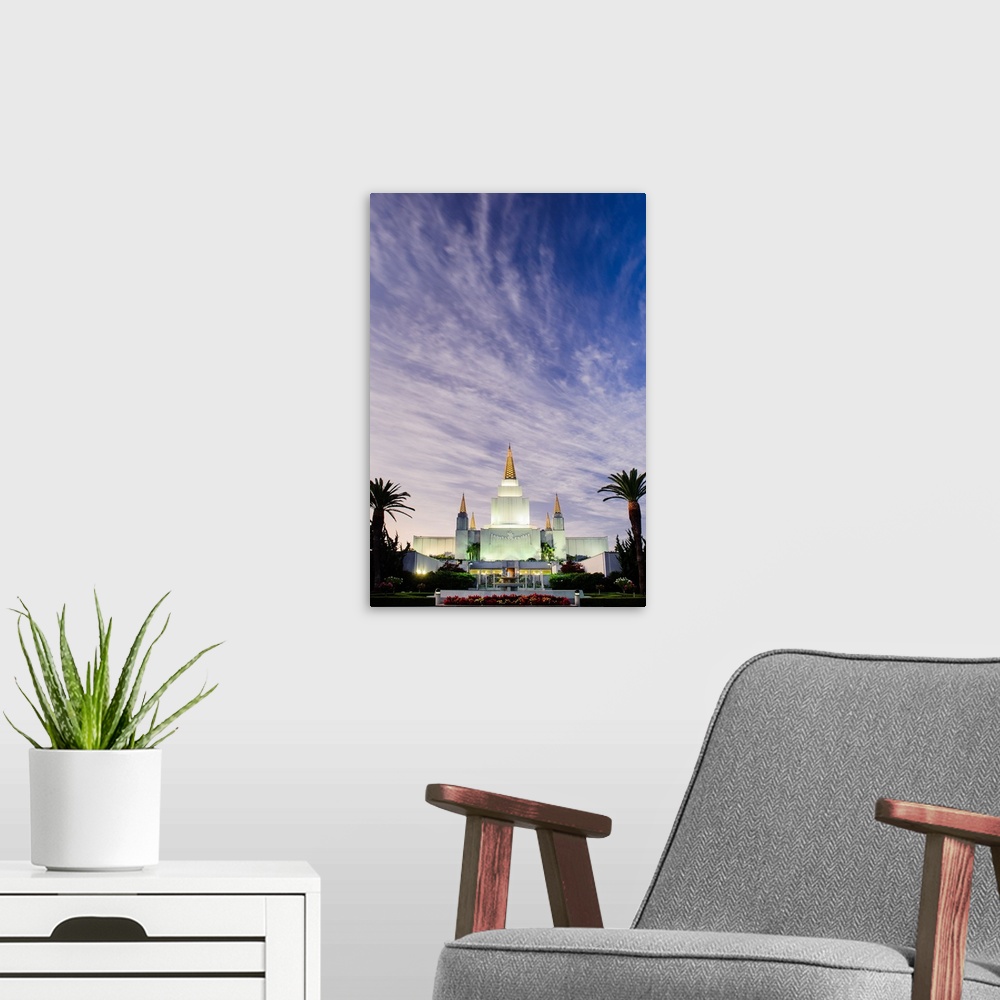 A modern room featuring The Oakland California Temple consists of a whopping 95,000 square feet of space, including four ...