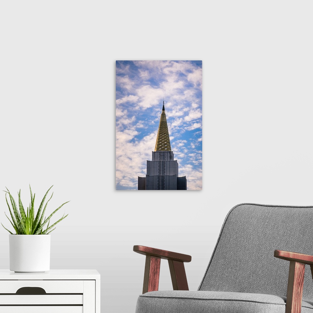 A modern room featuring The Oakland California Temple consists of a whopping 95,000 square feet of space, including four ...