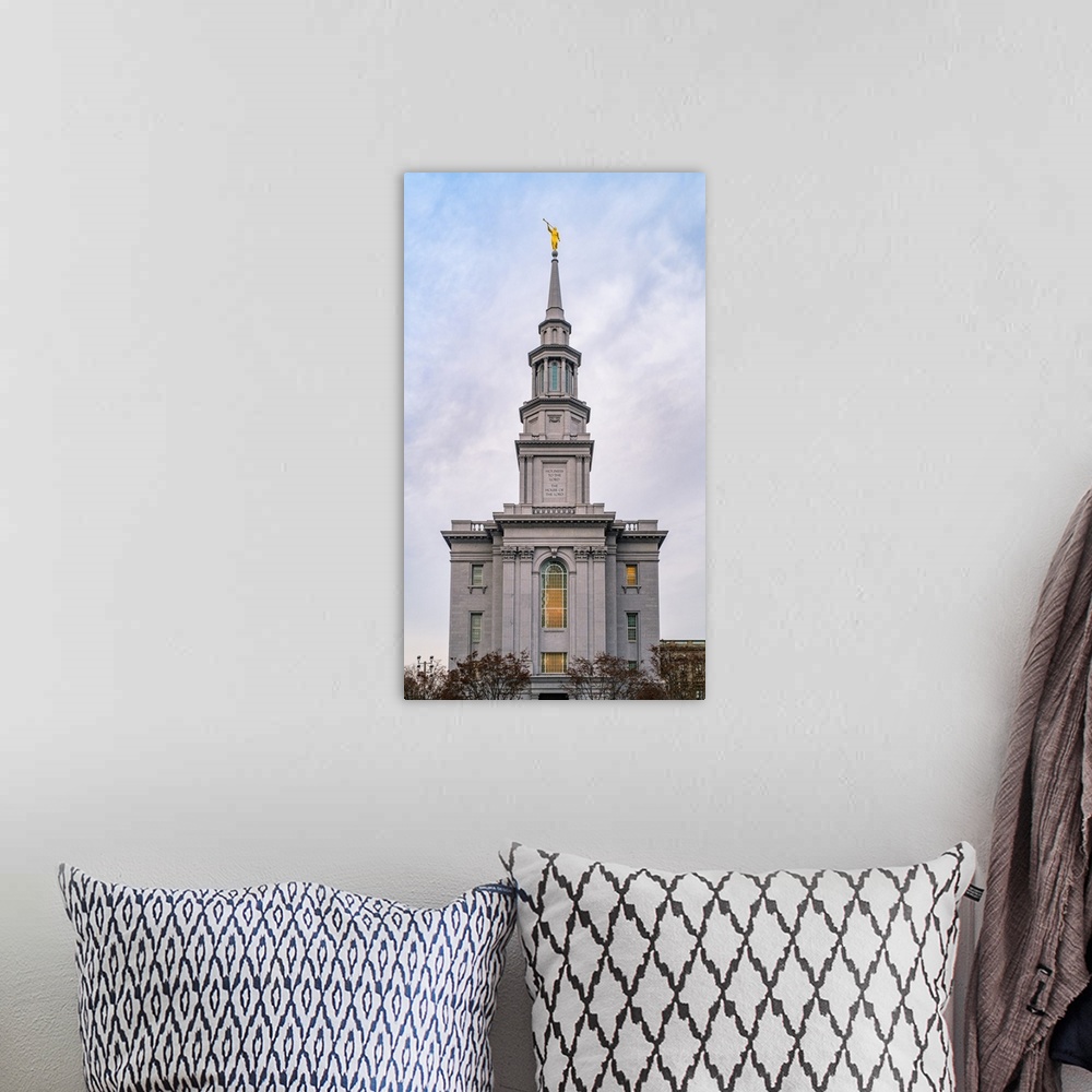A bohemian room featuring Located in the bustling city of Philadelphia, the Philadelphia Pennsylvania Temple was announced ...