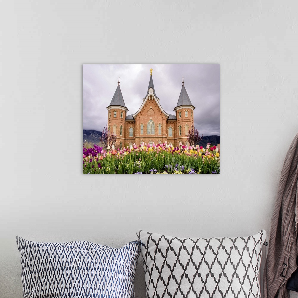 A bohemian room featuring The Provo City Center Temple is the 150th operating temple and the second in Provo, Utah. The Pro...