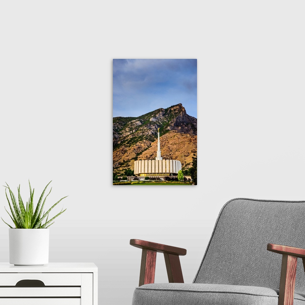 A modern room featuring The Provo Temple is the 15th operating temple and one of two temples in Provo, Utah. The Provo Te...