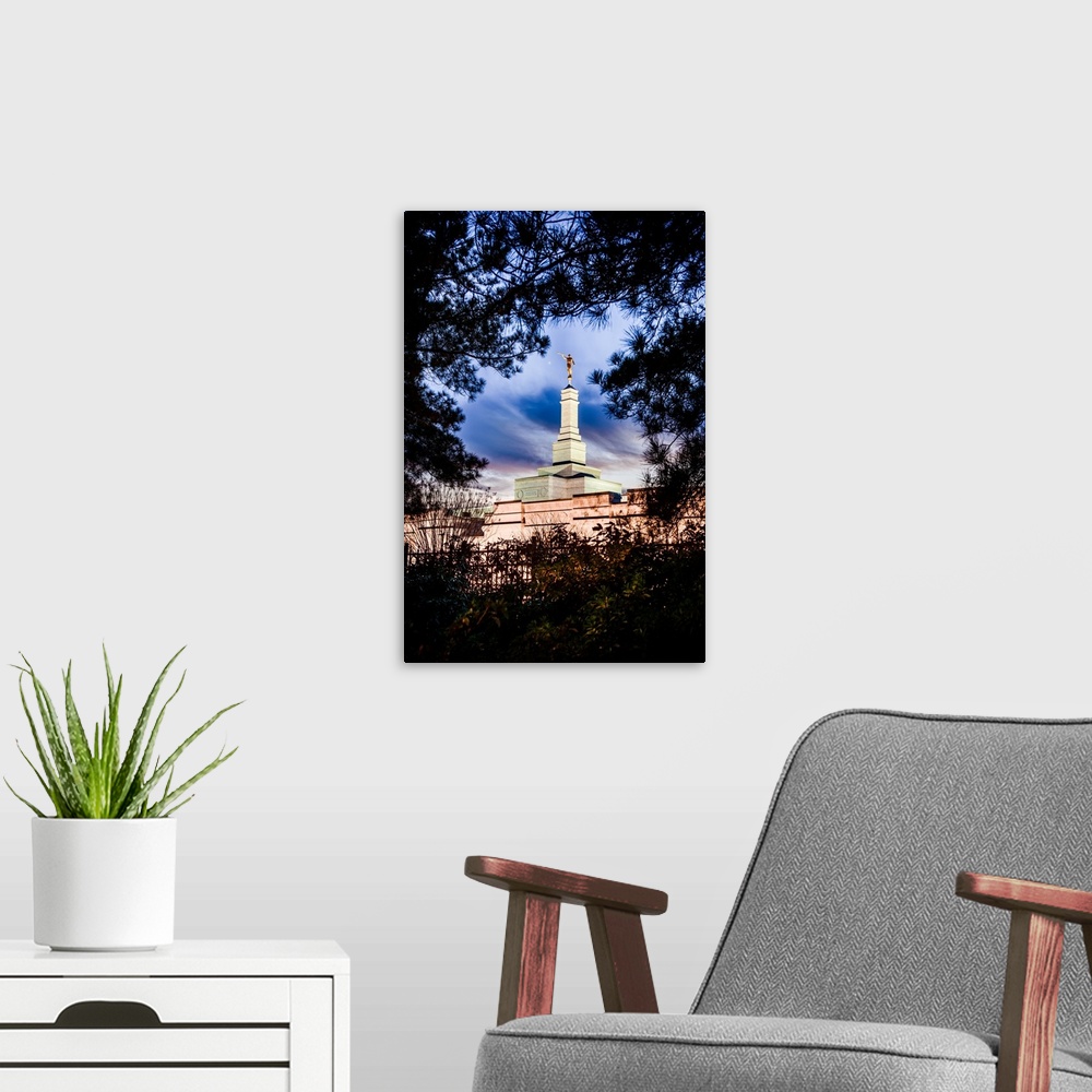 A modern room featuring The Raleigh North Carolina Temple is located in Apex, just outside of North Carolina's capital ci...