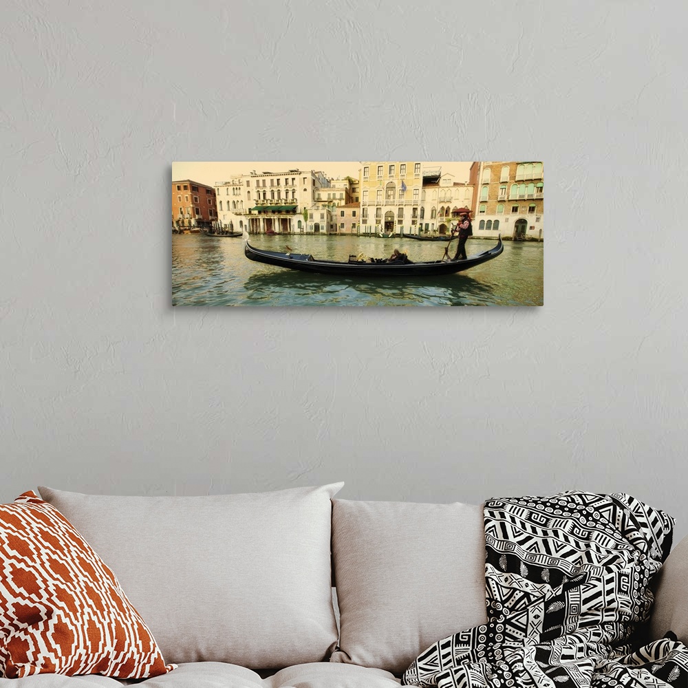 A bohemian room featuring Gondola in the canals of Venice, Italy