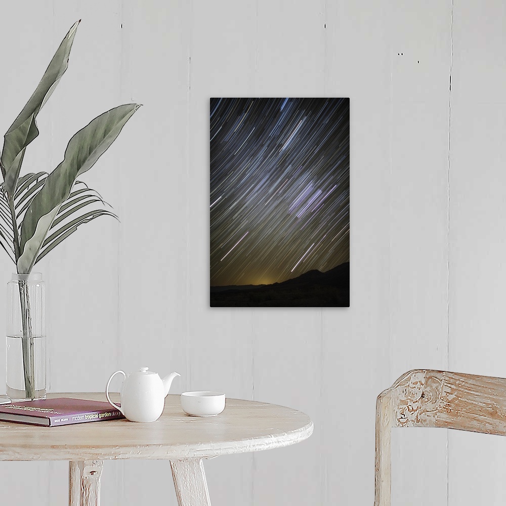 A farmhouse room featuring Star trails over Death Valley