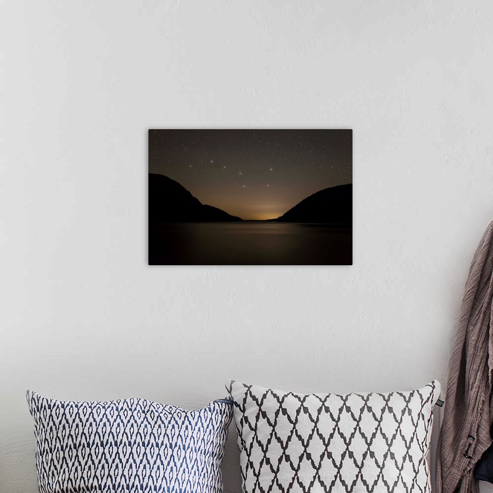A bohemian room featuring The Big Dipper over Long Pond near Acadia National Park, Maine.