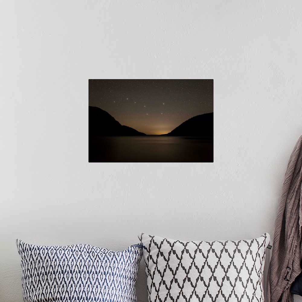 A bohemian room featuring The Big Dipper over Long Pond near Acadia National Park, Maine.