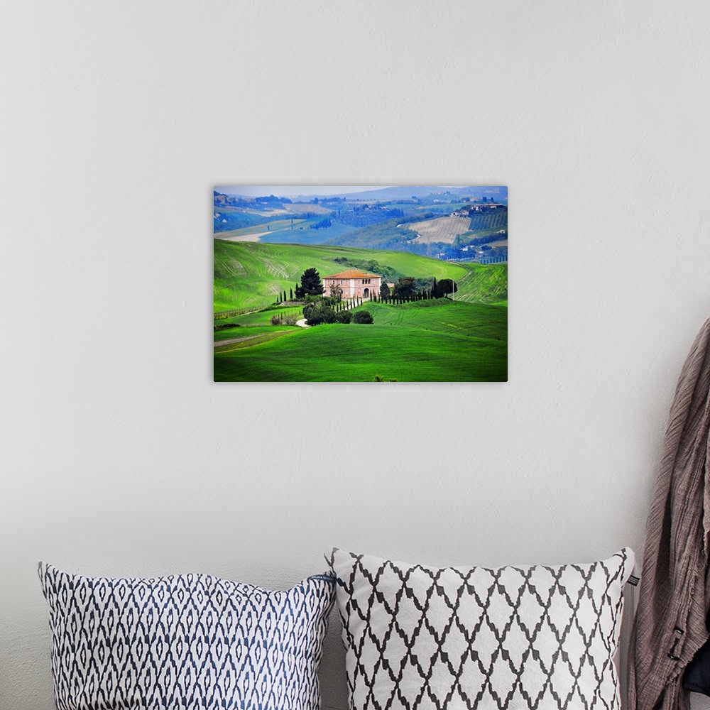 A bohemian room featuring Tuscany, Italy